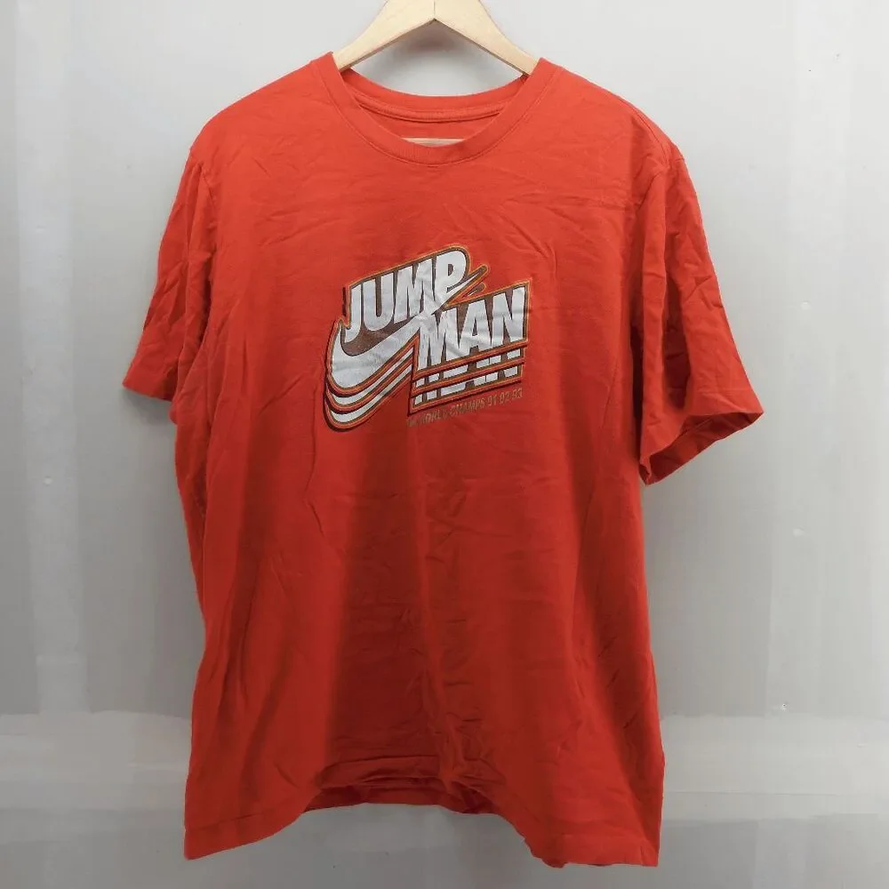 Nike Air Jordan Jump Man NBA World Champs 91 92‎ 93 T-Shirt 3 Swoosh Logo XL